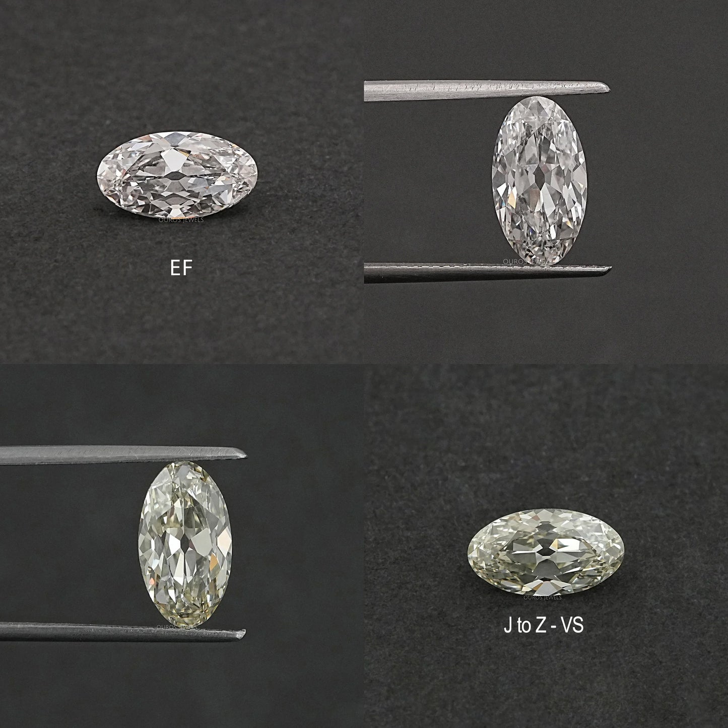 Moval Shape Lab Diamond - Old Mine Cut Loose