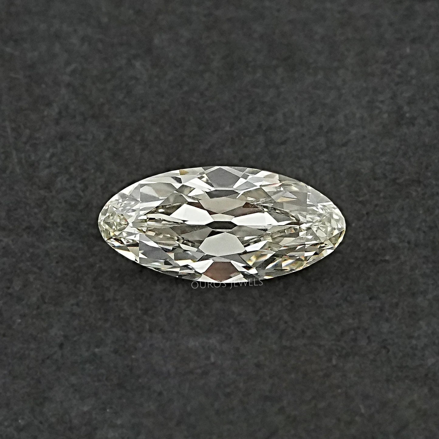 Old Mine Moval Cut Lab Grown Diamond J To Z VS Loose