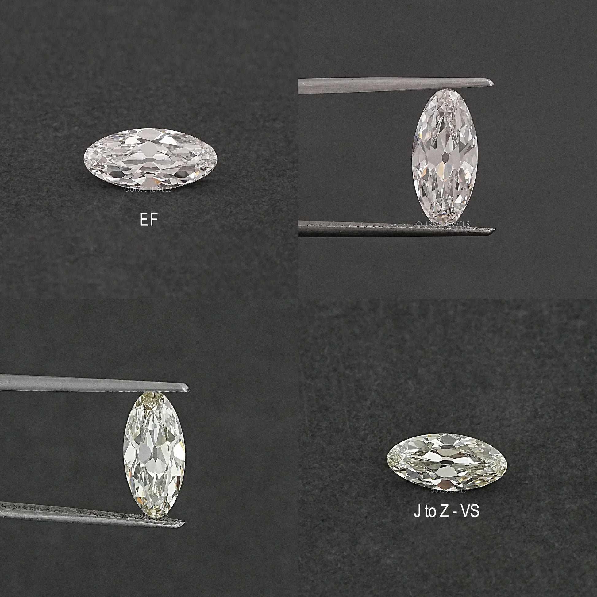Old Mine Moval Cut Lab Grown Diamond Loose