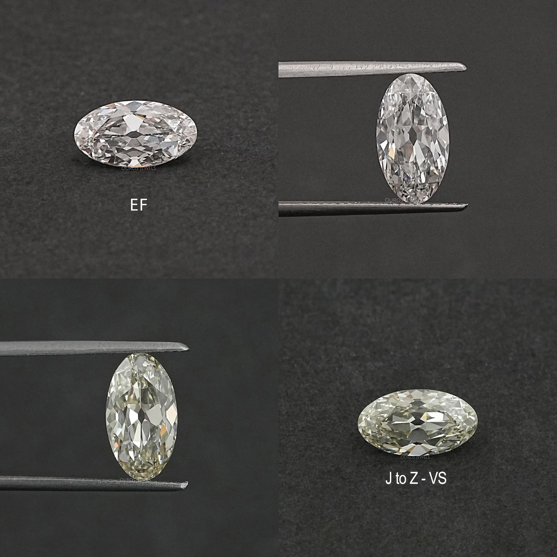 Moval Shape Lab Diamond - Old Mine Cut Loose